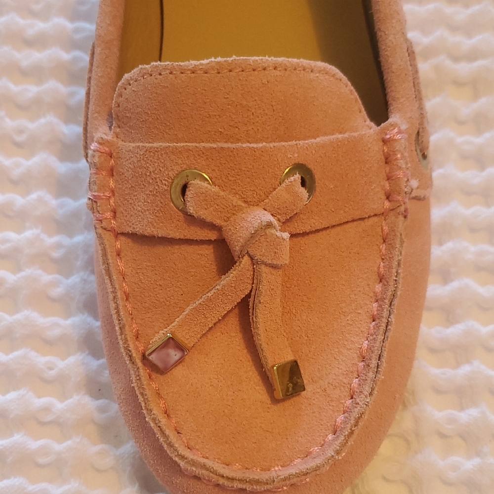 Talbots Pink Suede Moc for Women - Picture 4 of 7